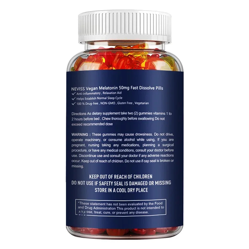 Melatonin Gummies 50mg – Sleep Support & Relaxation Formula